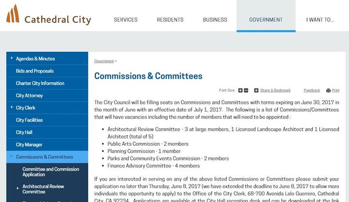 commissions and committees