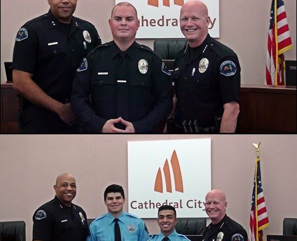 1 New Police Officer and 2 New Police Cadets