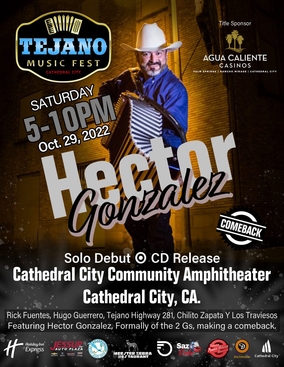 New Artist Announced, Tickets Still Available For 2022 Tejano Music ...