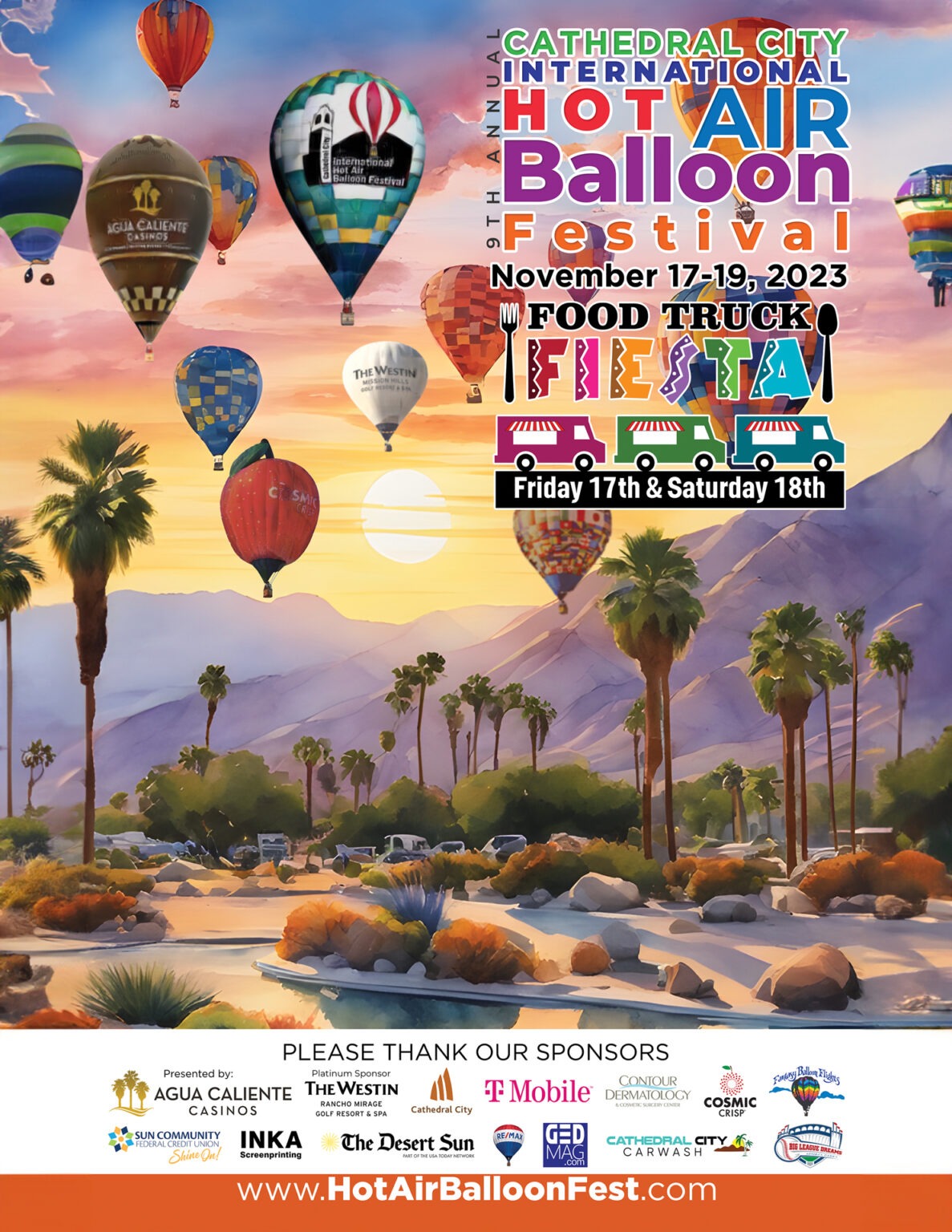 Cathedral City International Hot Air Balloon Festival Discover